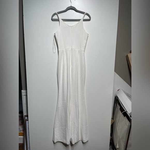 NEW Dress the Population Iris Gown in Off White - Picture 12 of 13